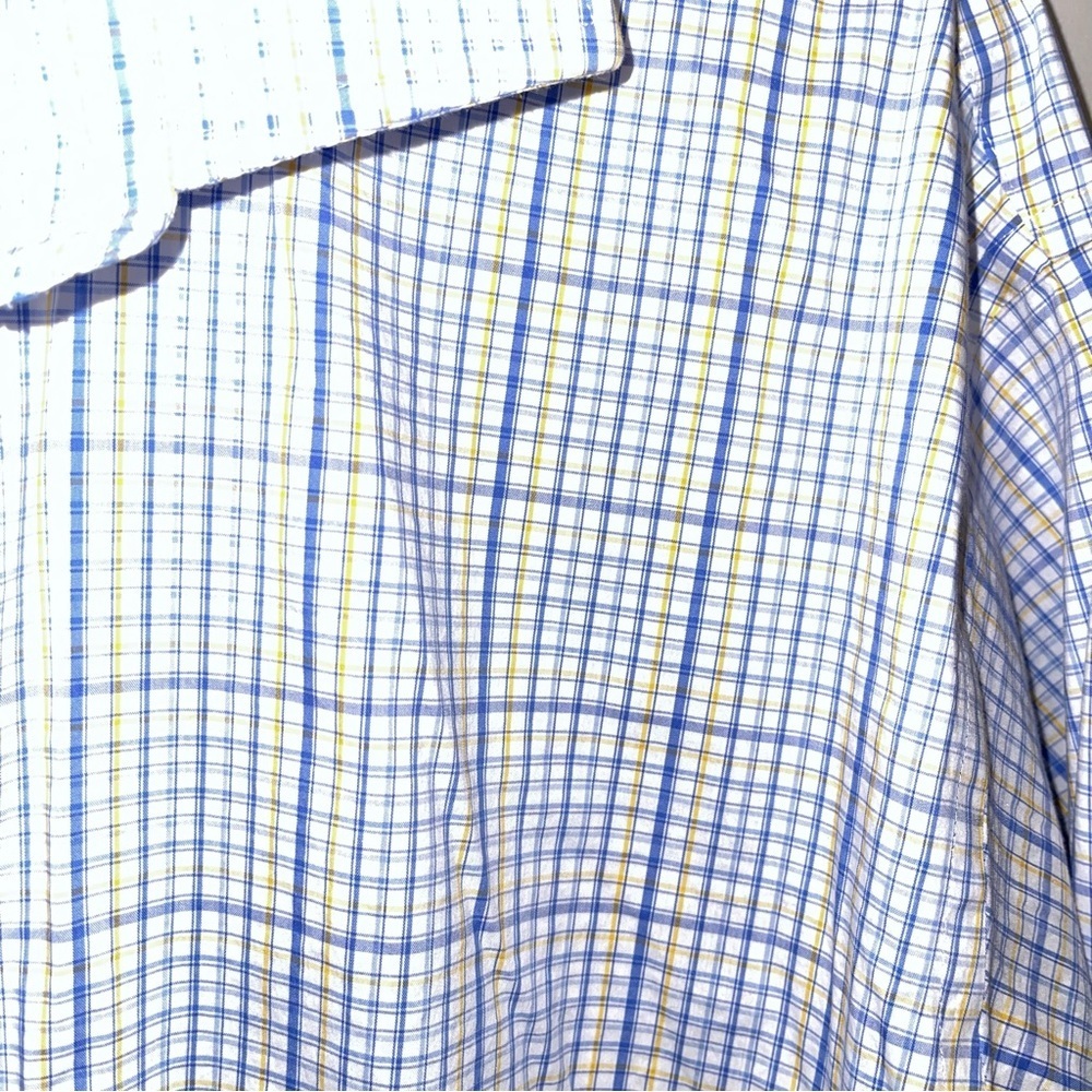 Ralph Lauren Men's Performance Stretch Big Fit Plaid Shirt Size 18.5 - Picture 5 of 8